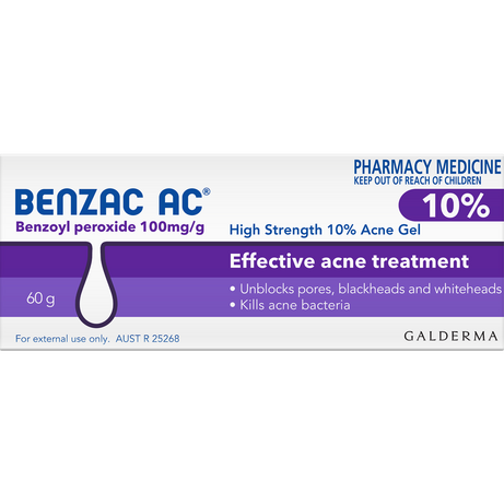 Benzac AC Mild Strength 10% Acne Gel 