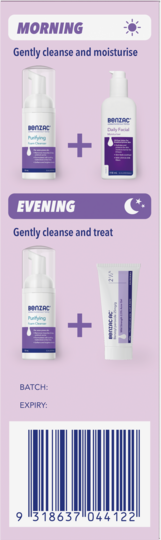 Benzac 3 Step Clear Skin Acne Kit Right