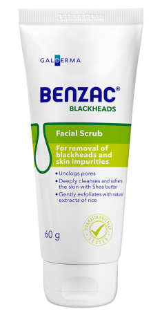 Benzac Blackheads Facial Scrub Tube