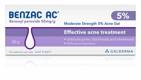 Benzac AC acne treatment gel 5% 60g